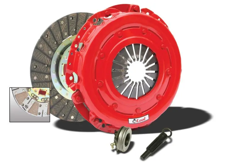 Mcleod Super Street Pro Diaphragm Clutch Disc – Gm 12-Inch, 1-1/8-Inch Spline, 10-Spline Count, Orange/Brass Facing 1