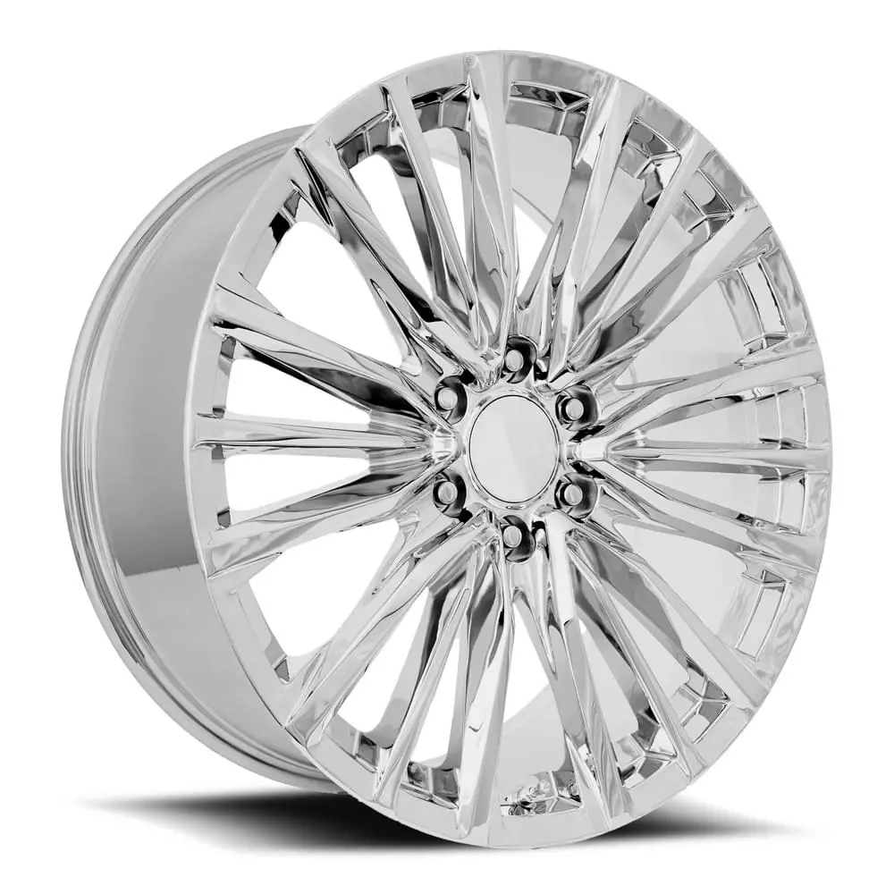 26X10 Fr205 Platinum V Chrome Wheels 6X139.7 (+31 Offset) 1