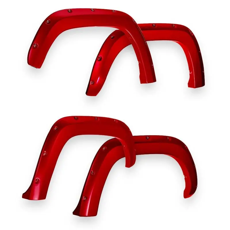 Egr Bolt-On Style Fender Flares – Race Red, Color-Matched Set For 2011–2015 Ford Super Duty 1