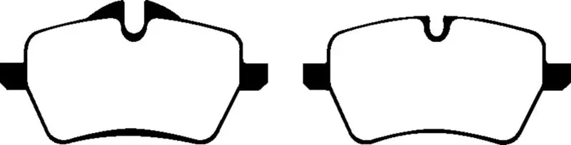 Ebc Greenstuff Semi-Metallic Brake Pad Sets For Daily Driving And Light Performance Use 1