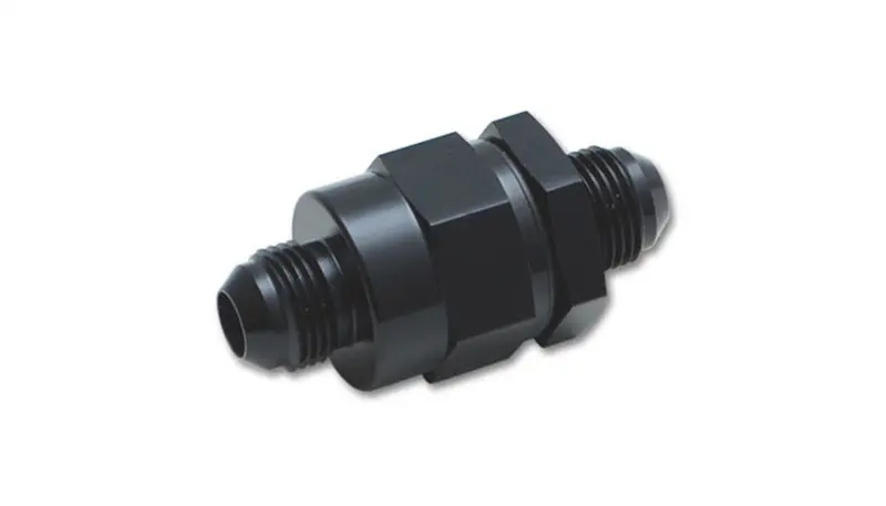 Vibrant Billet Aluminum Check Valve With Integrated -8 An Fittings – E-Vac Scavenger Compatible 1