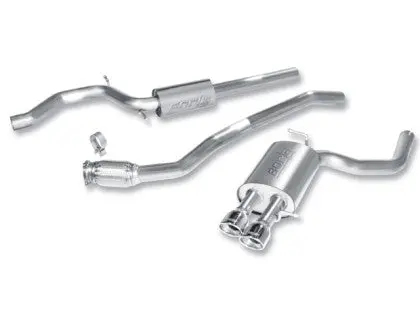 Borla S-Type Stainless Steel Cat-Back Exhaust System For 2009–2016 Audi A4 Quattro 1