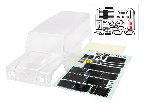 Trx-4 Land Rover Defender Clipless Body 8050 1
