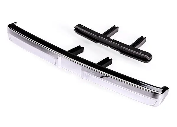 Traxxas Bumper, Front (Chrome)/ Bumper Mount (2)/ 3X10 Bcs (2) 8069X 1