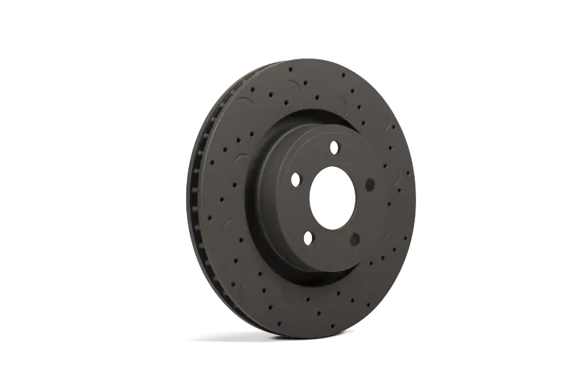 Hawk Talon Drilled & Slotted Rear Brake Rotors For 2010 Mitsubishi Lancer Evolution Gsr Awd 1