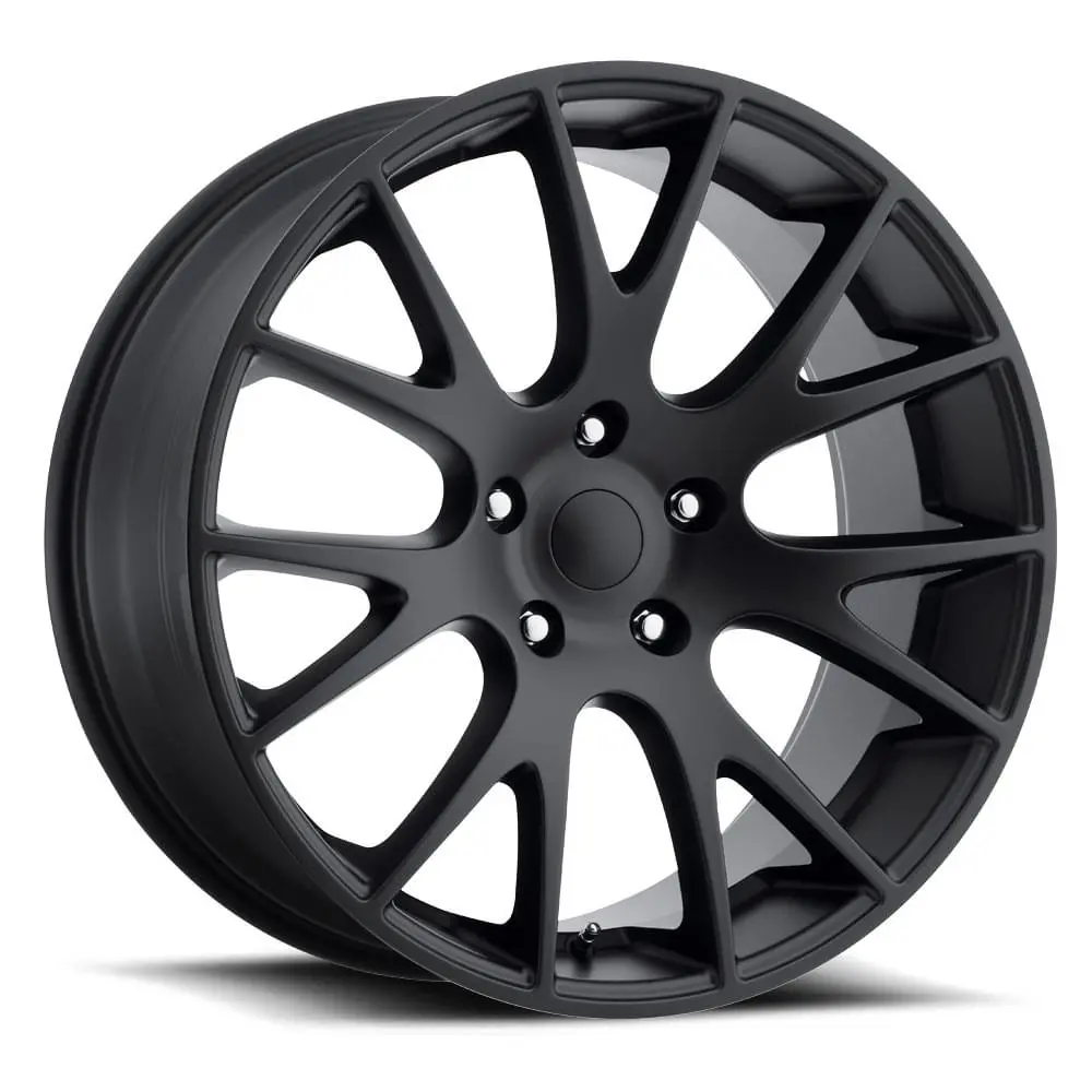20X9 Satin Black Hellcat Style Wheels For Ram Truck (Fr70, 5X139.7, +25 Offset) 1