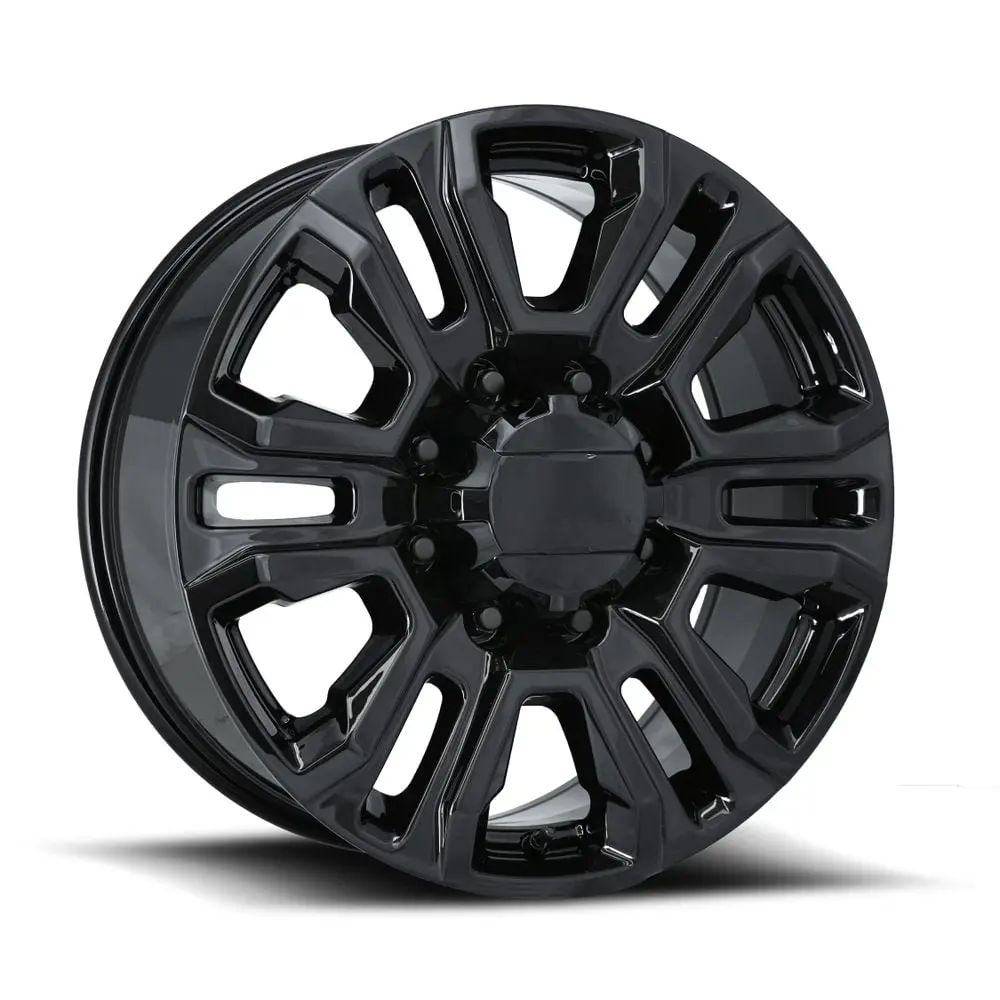 20X8.5 Gloss Black Gm Truck 2500 Denali Style Wheels (Fr275, 8X180, +47 Offset) 1