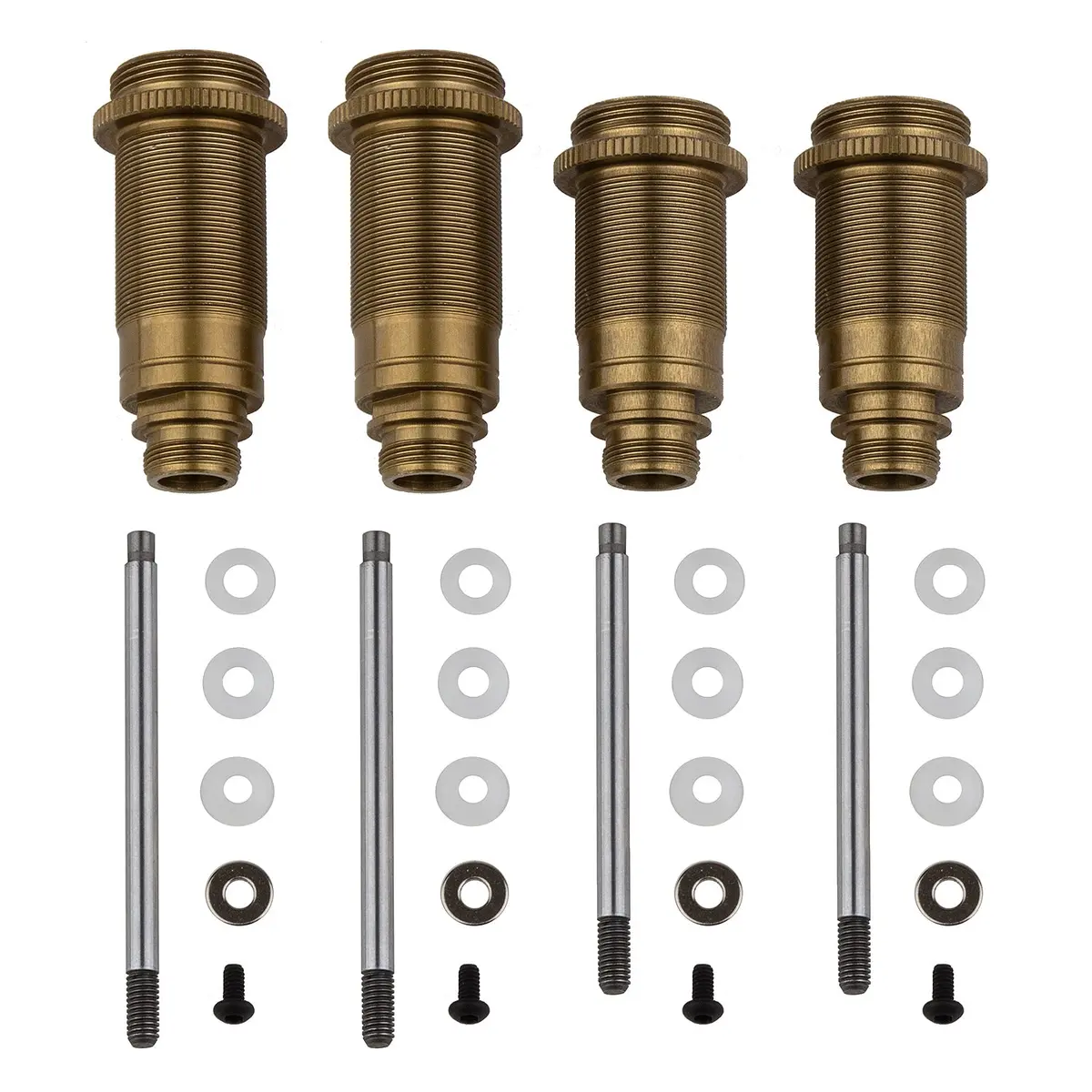Team Associated Factory Team Fox Kashima Coated V2 Shock Set (12X23/12X27.5Mm) 91590 1
