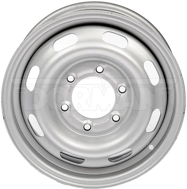 15" Dorman 15X6 Silver 6-Lug Steel Wheel For Chevy Colorado & Gmc Canyon (04-08) (939-204) 1
