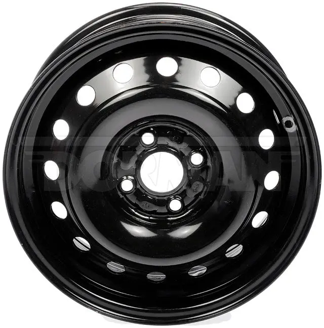 15" Dorman 15X6 Black Steel Wheel For Chevy Aveo & Pontiac Wave (939-246) 1