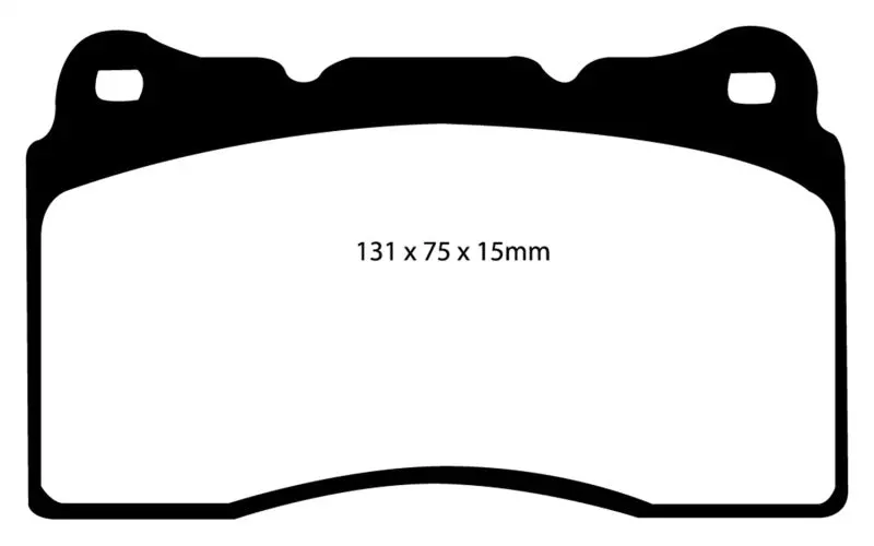 Ebc Redstuff Front Brake Pads For 2004–2008 Acura Tl 3.2L (Manual W/ Brembo Calipers) 1