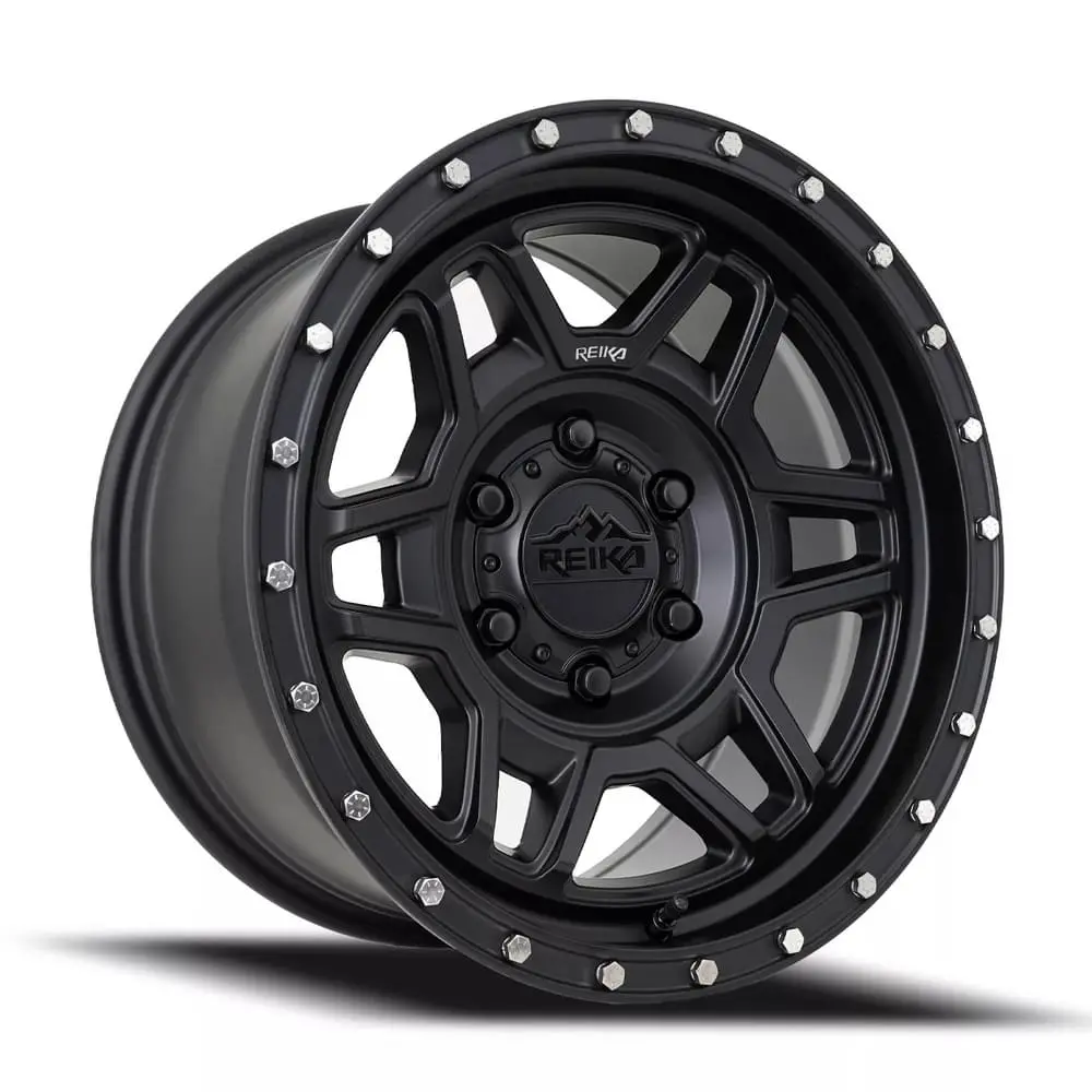 17X9 R40 Trooper Satin Black Rims | 6X139.7 (-12Mm Offset) 1