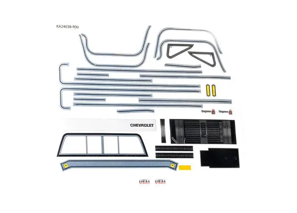 Decal Sheet, 1/18 Scale Trx-4M™ Chevrolet K10 Monster Truck (1979) 9898 1