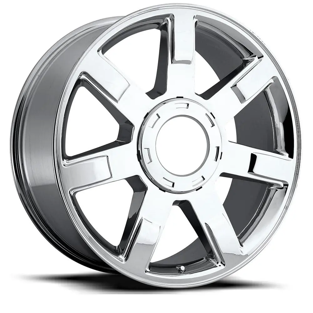22X9 Chrome Cadillac Escalade Style Wheels (Fr36, 6X139.7, +31 Offset) 1