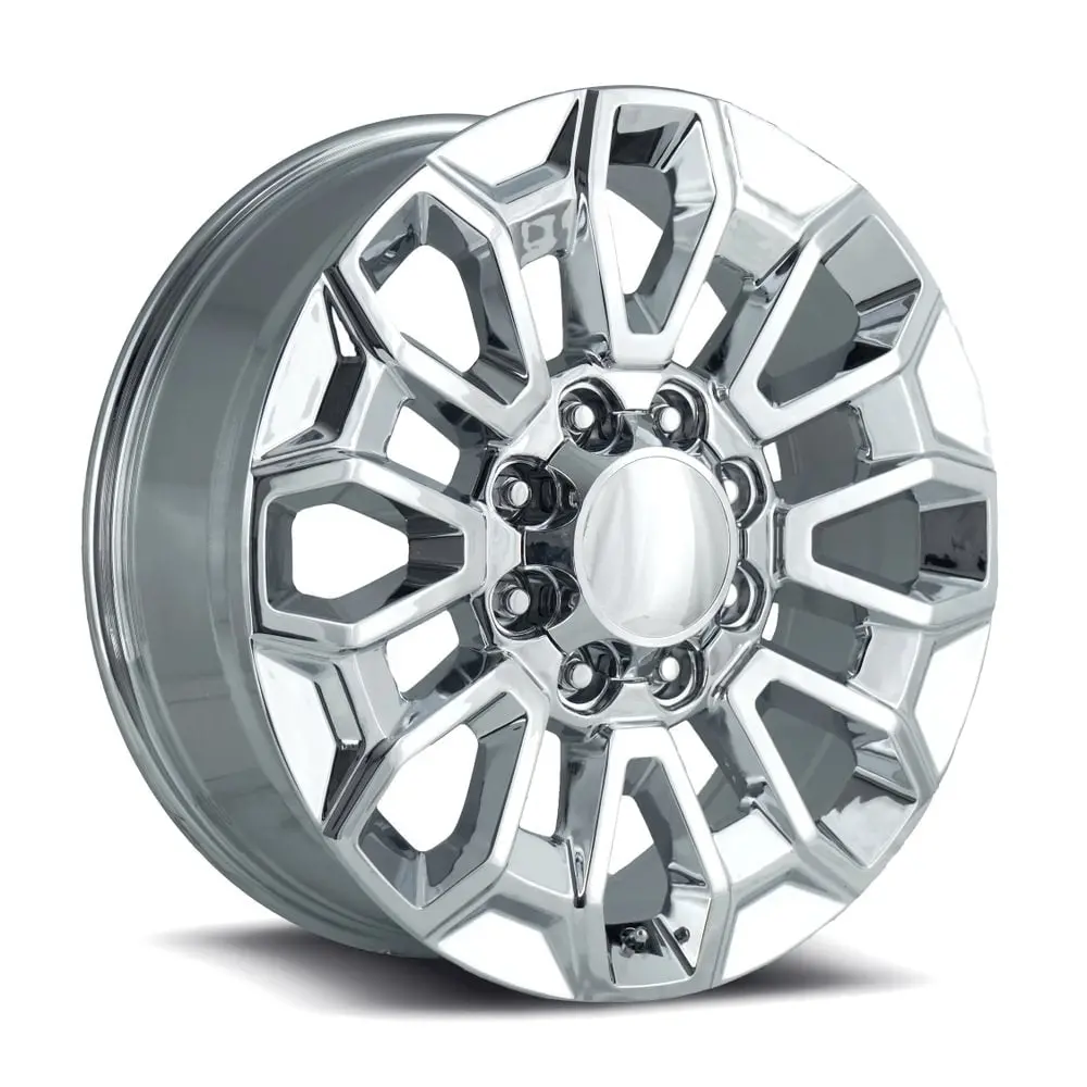 22X8.5 Chrome High Country 2500 Style Wheels (Fr277, 8X180, +44 Offset) 1