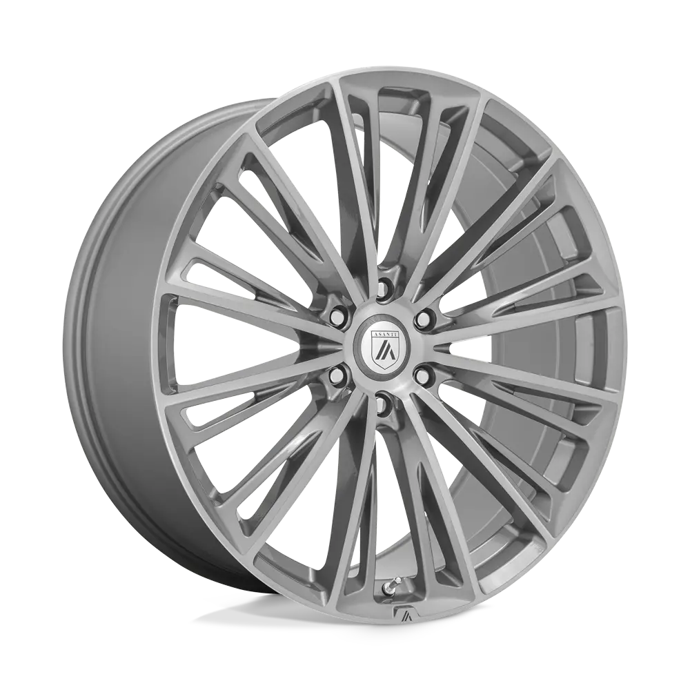 Asanti Black 20x9-Inch Brushed Titanium Alloy Wheel – 35mm Offset