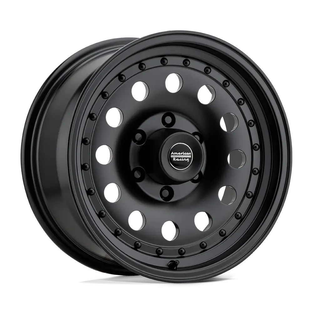 18X8 Satin Black 18Mm American Racing Wheel 1