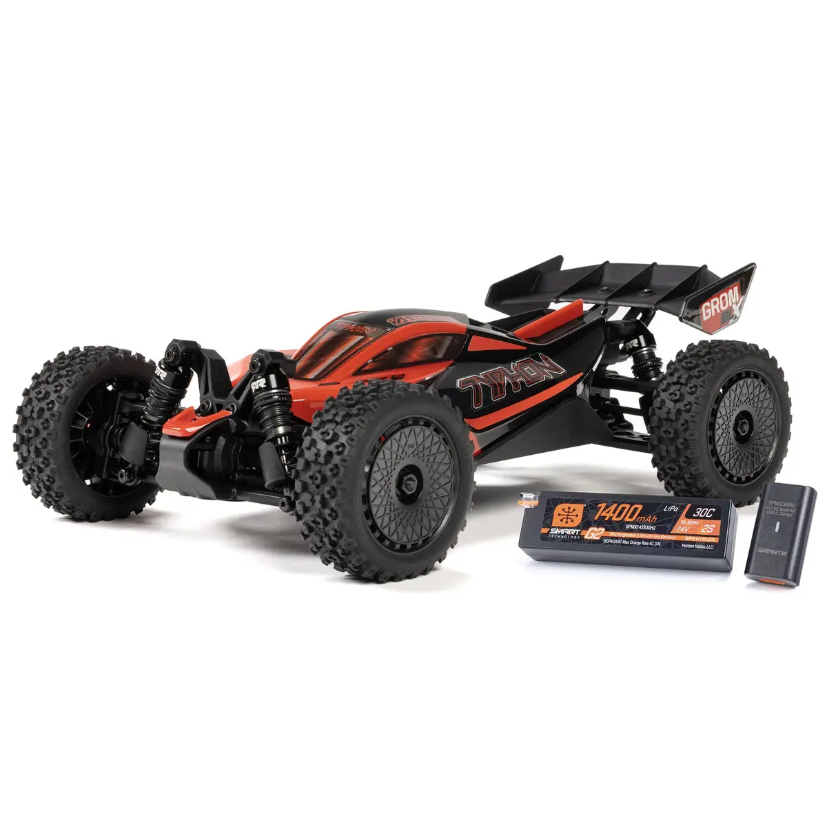 Arrma 1/14 Typhon Grom 223S Dsc 4X4 Rtr Brushless Buggy (Battery & Charger Included) Ara2306st 1