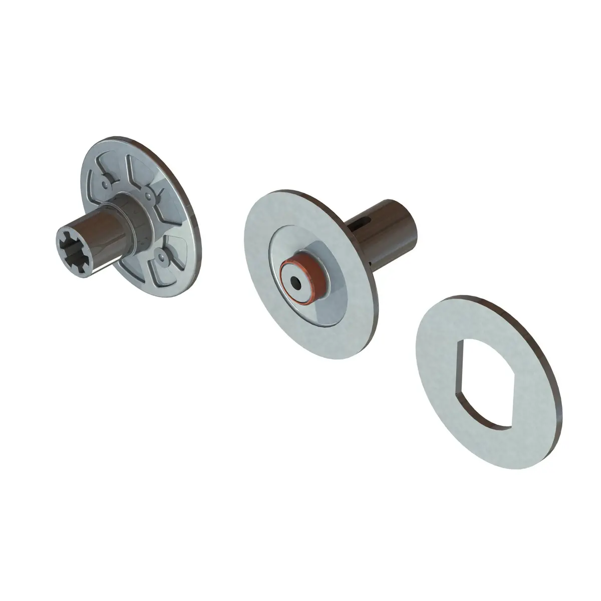 Arrma Slipper Plate & Hub Set Ara310946 1