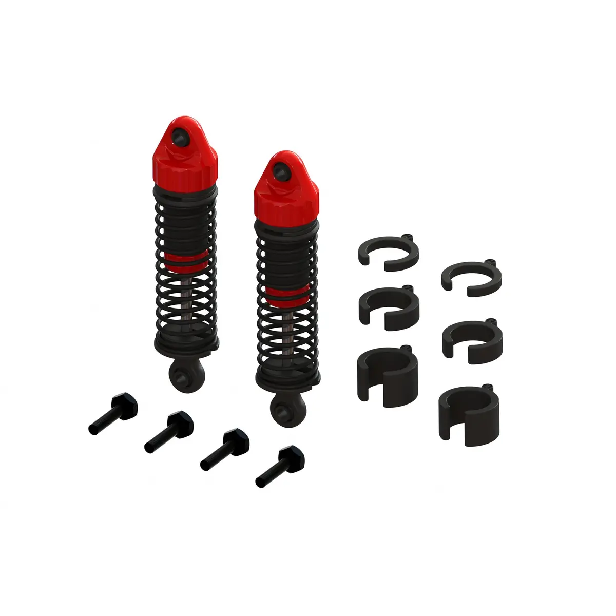 Arrma Shock Set, 58Mm Length, 300Cst Oil (2Pcs) - Grom Ara330806 1