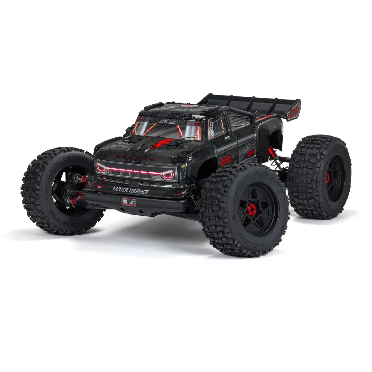 Arrma Outcast 4X4 8S Blx 1/5 Stunt Truck Black Ara5810v2 1