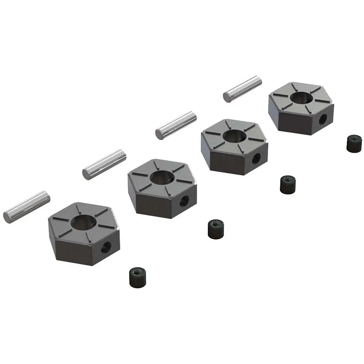 Arrma Ar310816 Wheel Hex Metal 12Mm (4) Arac9473 1