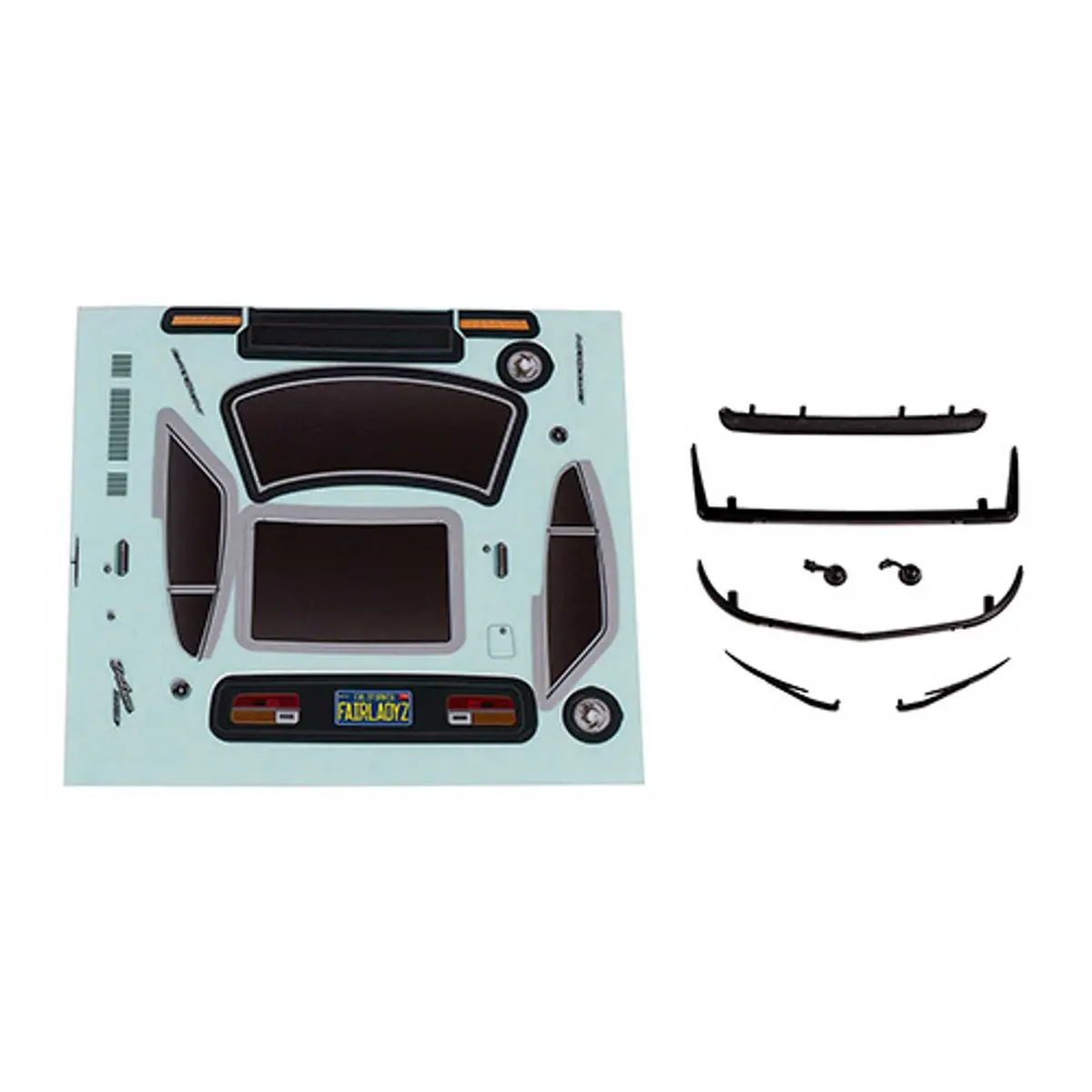 Associated Sr27 2023 Nissan Z Body Accessories Set, 1/27 Team Associated Sr27 21818 1