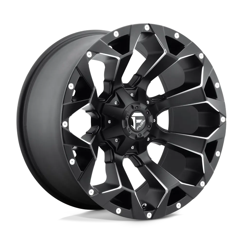 20X9 Matte Black Milled 07Mm Fuel 1Pc Wheel 1