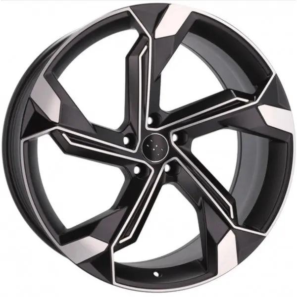 Replica For Audi 1201 Black Polish 22*10 1
