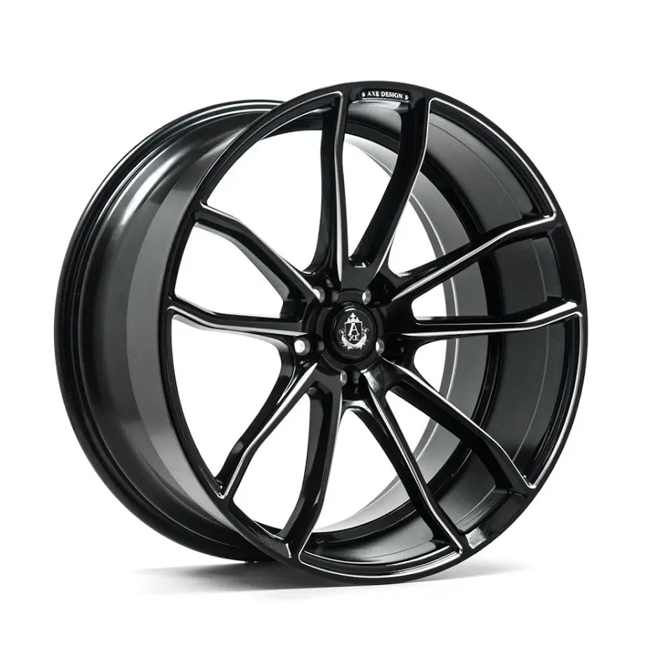 Axe Wheels Ex33 Gloss Black & Chamfer  22*10.5 1
