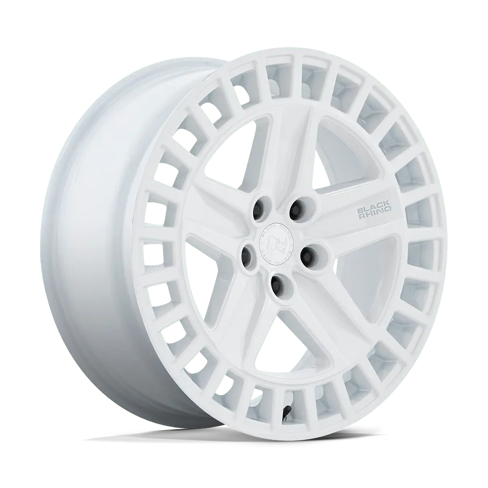 Black Rhino 20x8.5 Gloss White Alloy Wheel with 25mm Offset