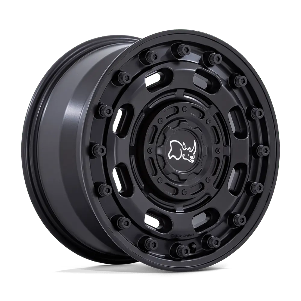 17X8 Matte Black 38Mm Black Rhino Wheel 1