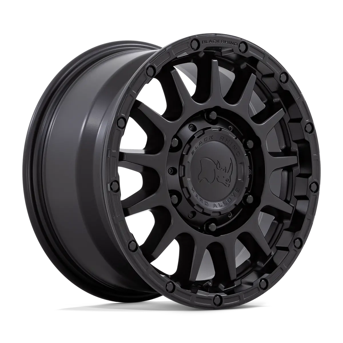 16X8 Matte Black 38Mm Black Rhino Wheel 1