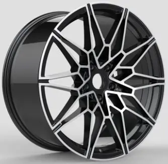 Replica For Bmw 375 Black Polish 19*8.5 1