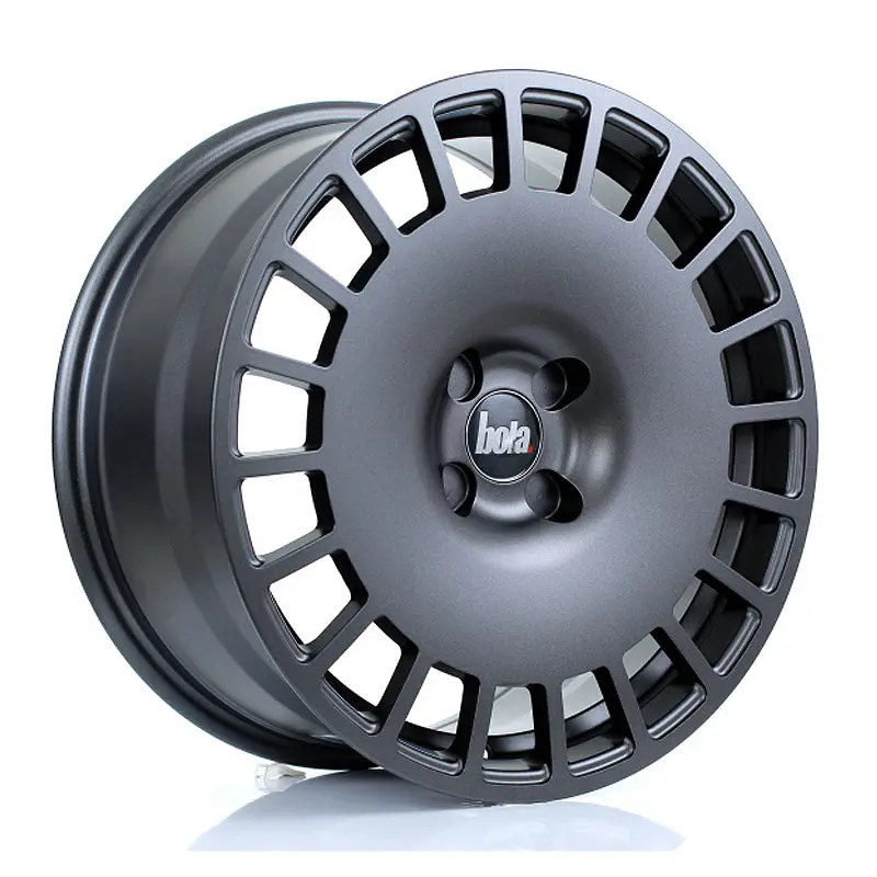 Bola Wheels B12 Matt Gun Metal 18*8 1