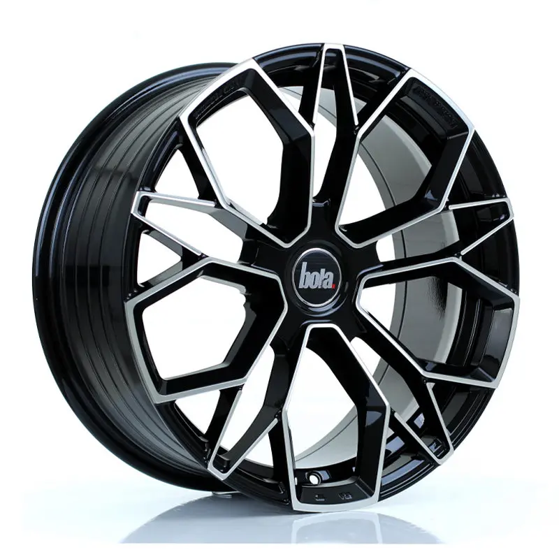 Bola Wheels Flf Gloss Black Polished Face 18*8 1