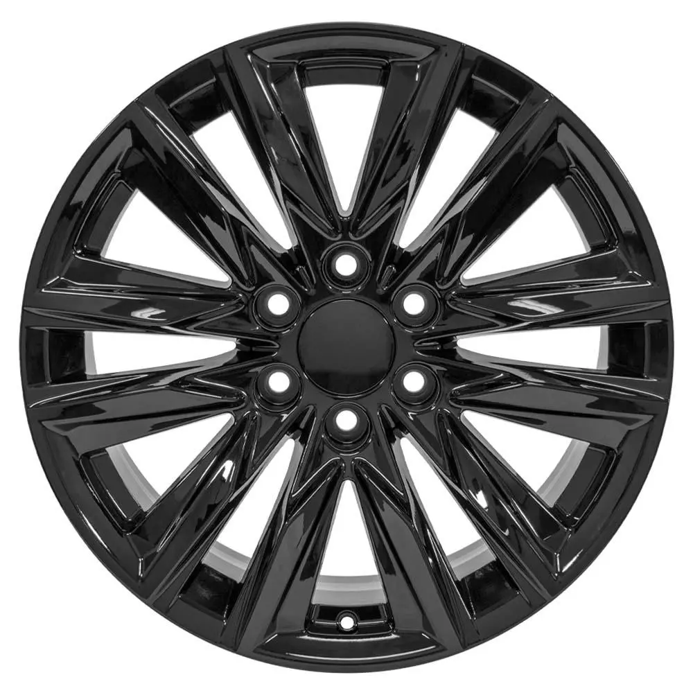 20X9 Replica Wheel Ca91 Fits Cadillac Escalade - Gloss Black 1