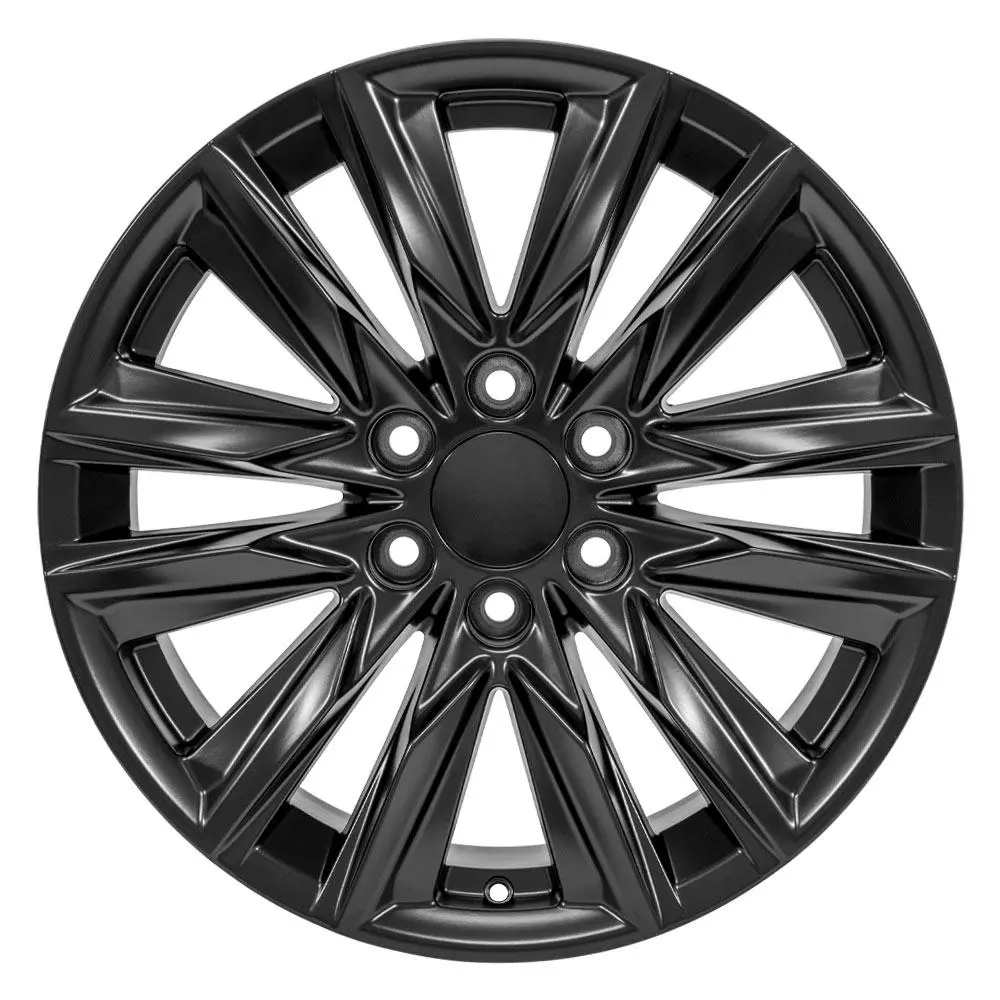 20X9 Replica Wheel Ca91 Fits Cadillac Escalade - Satin Black 1