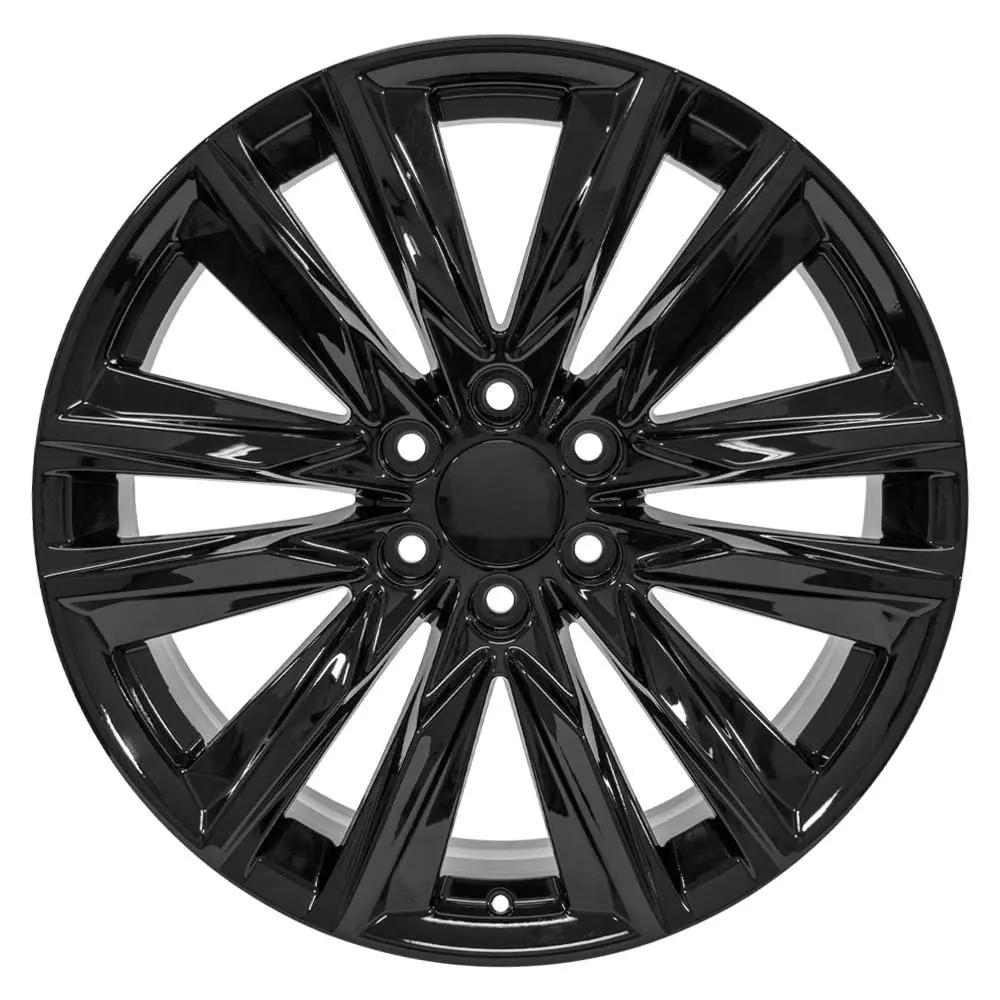 22X9 Replica Wheel Ca91 Fits Cadillac Escalade - Gloss Black 1