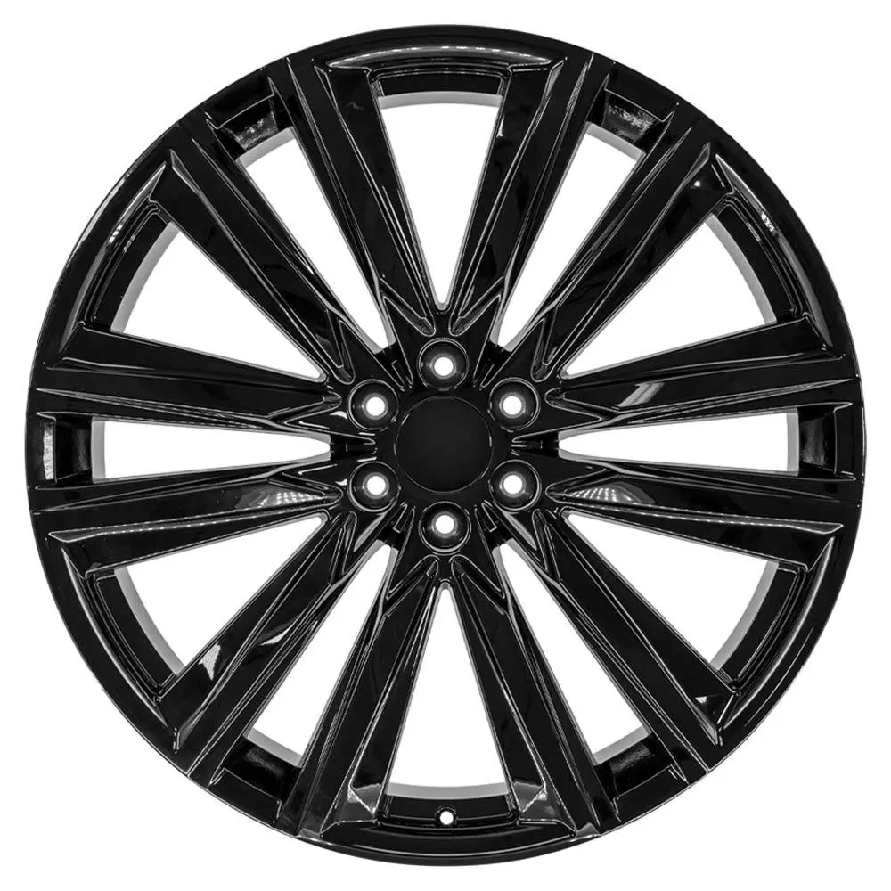 26X10 Replica Wheel Ca91 Fits Cadillac Escalade - Gloss Black 1