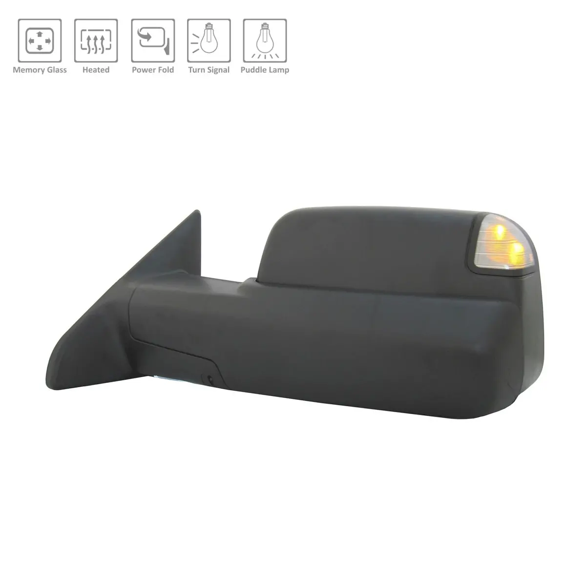 Driver-Side Power Door Mirror | Power Folding + Memory | Oem Replacement Mirror Assembly 1