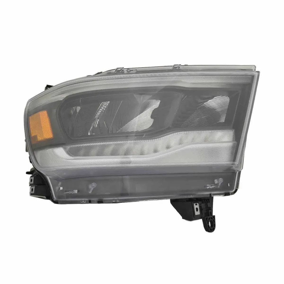 Passenger Side Led Headlight Assembly Reflector Type Black Bezel | Oem Replacement Led Headlamp 1