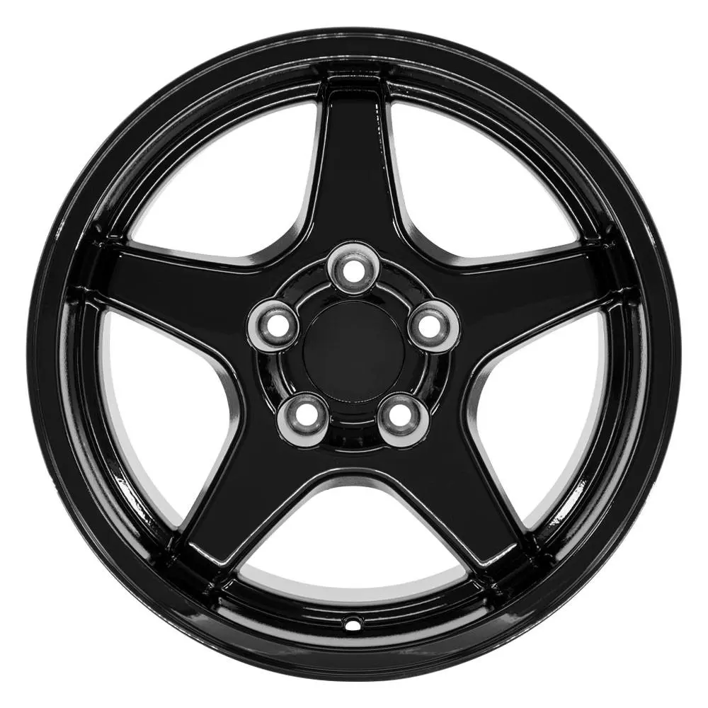 17X11 Replica Wheel Cv01 Fits Chevrolet Corvette Zr1 - Gloss Black 1