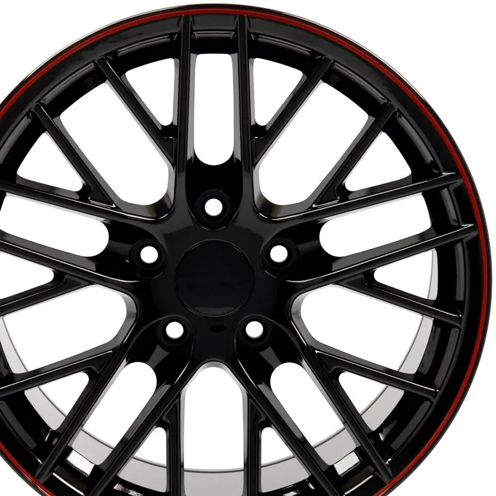 19" Replica Wheel Cv08b Fits Chevrolet Corvette - C6 Zr1- Design One 1