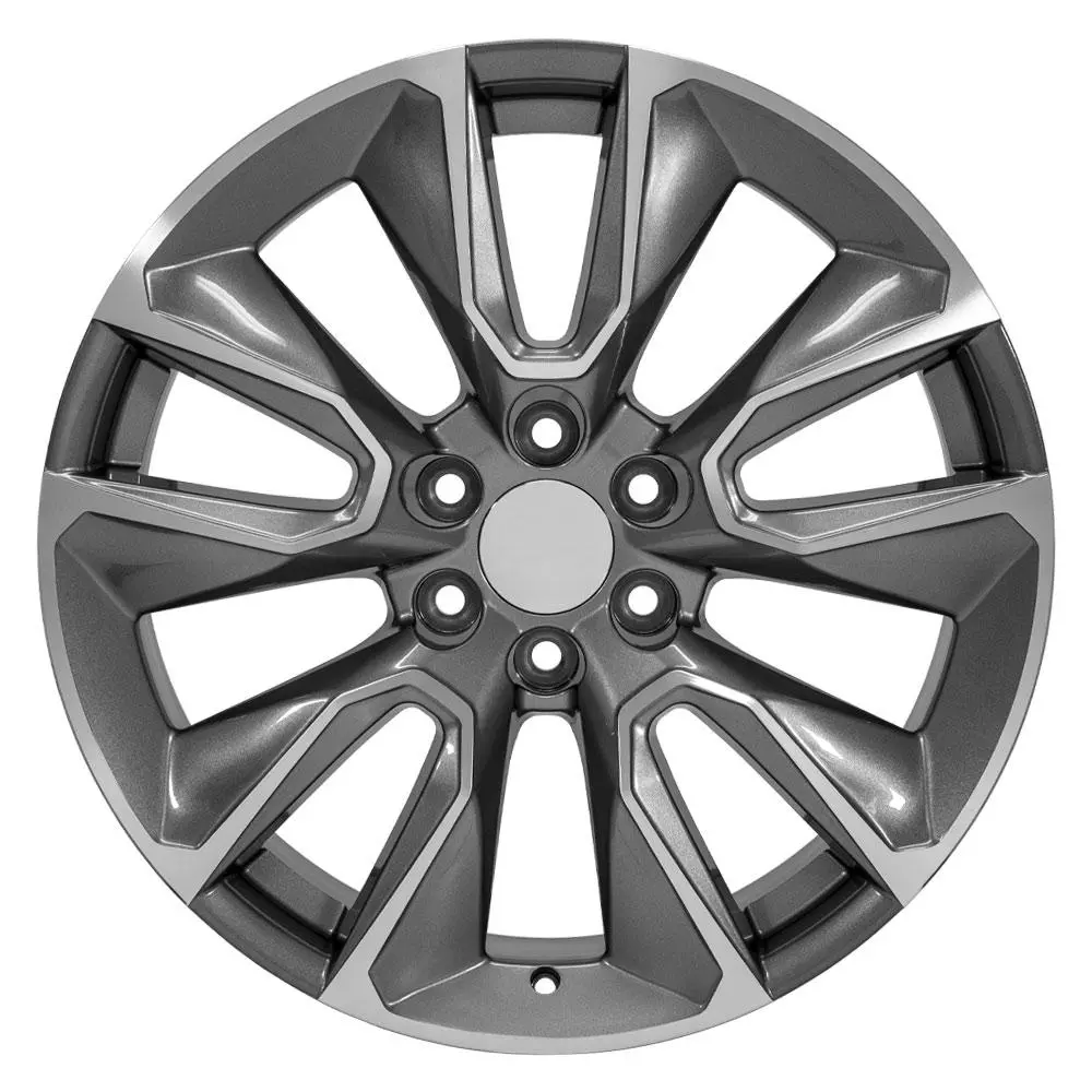 22X9 Replica Wheel Cv32 Fits Chevrolet Silverado 1500 - Gunmetal 1