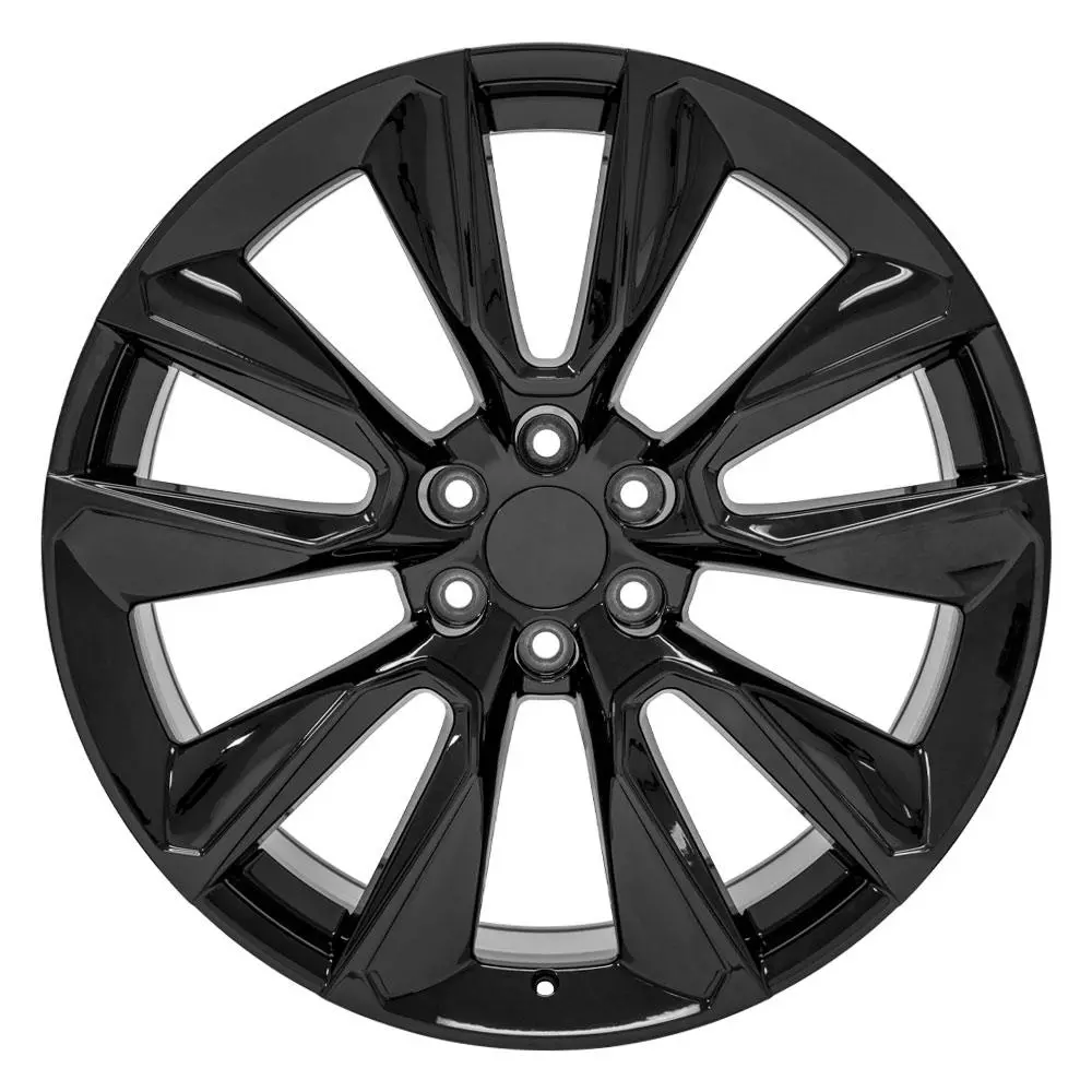 24X10 Replica Wheel Cv32 Fits Chevrolet Silverado 1500 - Gloss Black 1
