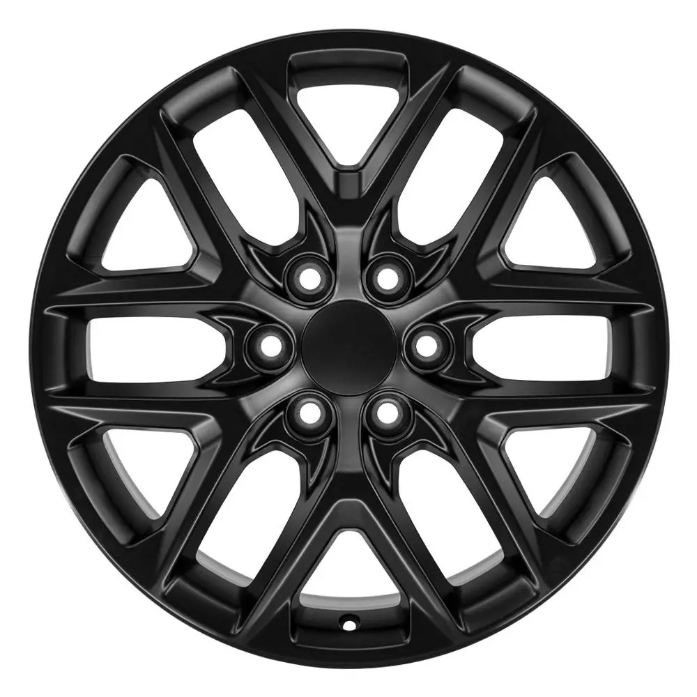 20X9 Replica Wheel Cv62 Fits Chevrolet Silverado - Gloss Black 1