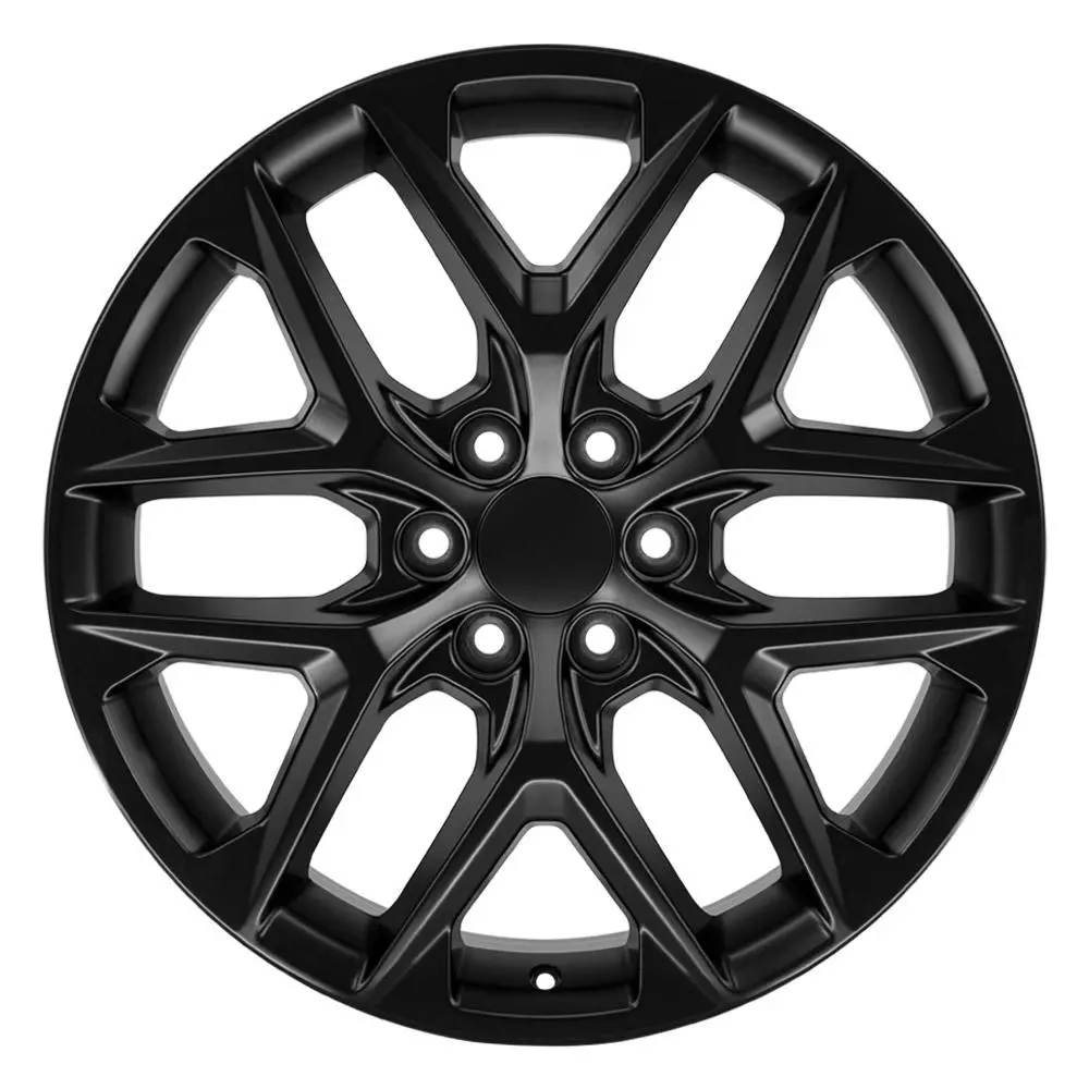 22X9 Replica Wheel Cv62 Fits Chevrolet Silverado - Gloss Black 1