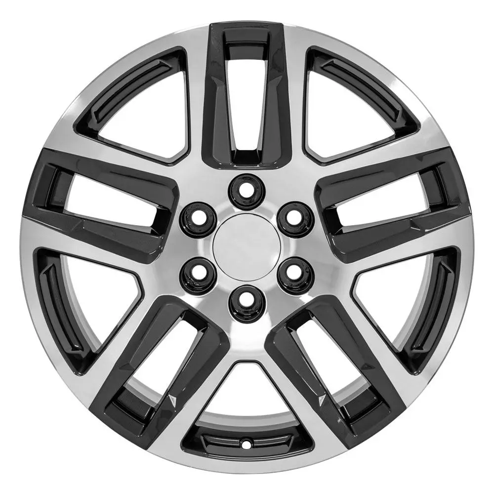 20X9 Replica Wheel Cv63 Fits Chevrolet Silverado 1500 - Gunmetal Machined 1