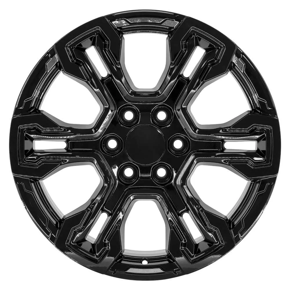20X9 Replica Wheel Cv65 Fits Chevrolet Silverado - Gloss Black 1